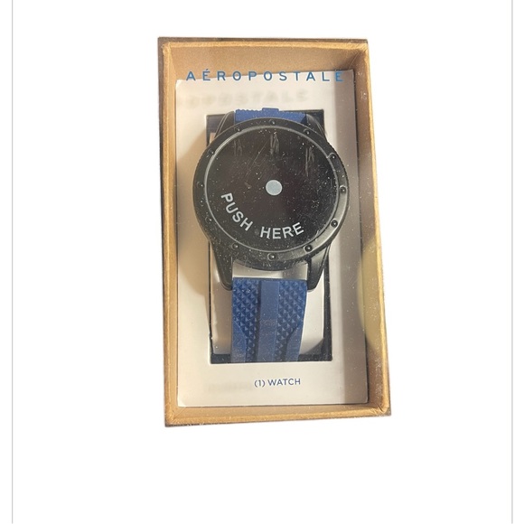 Sale‼️Aeropostale Round Textured Rubber Digital Watch -NIB - Picture 2 of 5